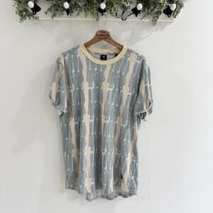 Men’s G-Star RAW t-shirt with a camouflage Crew Neck Tee Medium Biker Motor